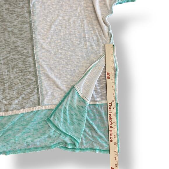 Free People We The Free Charleston Color Block Oversized‎ Tunic Womens Size S - Picture 4 of 9